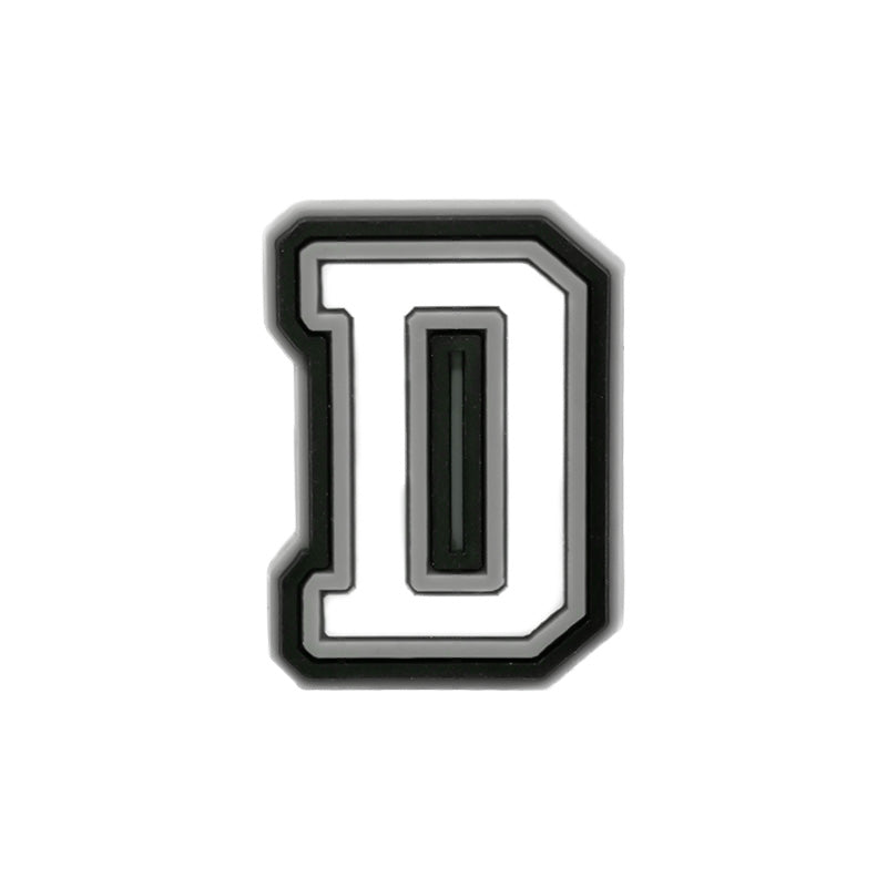 D White Letter