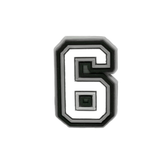 6 White Number