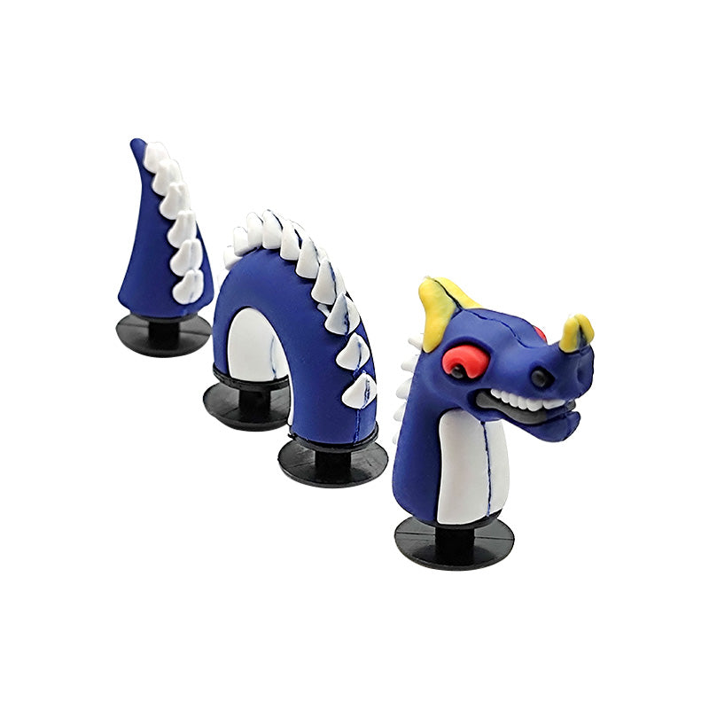 Blue Dragon 3D 3pcs Animals