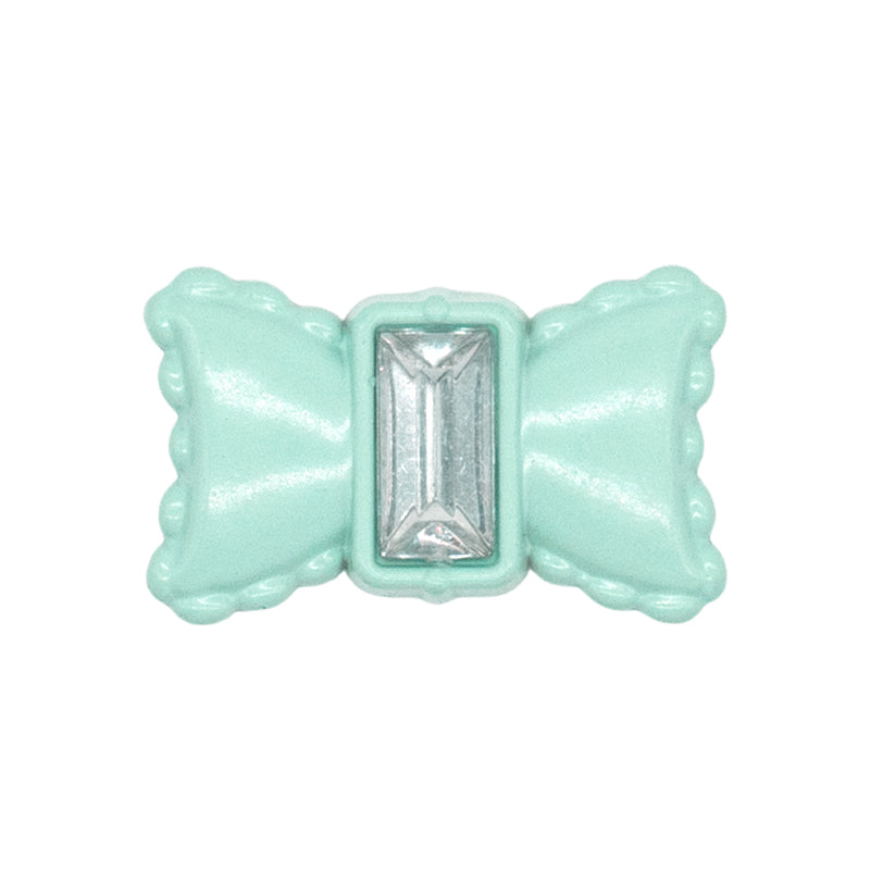 Bow LIght Blue Acrylic