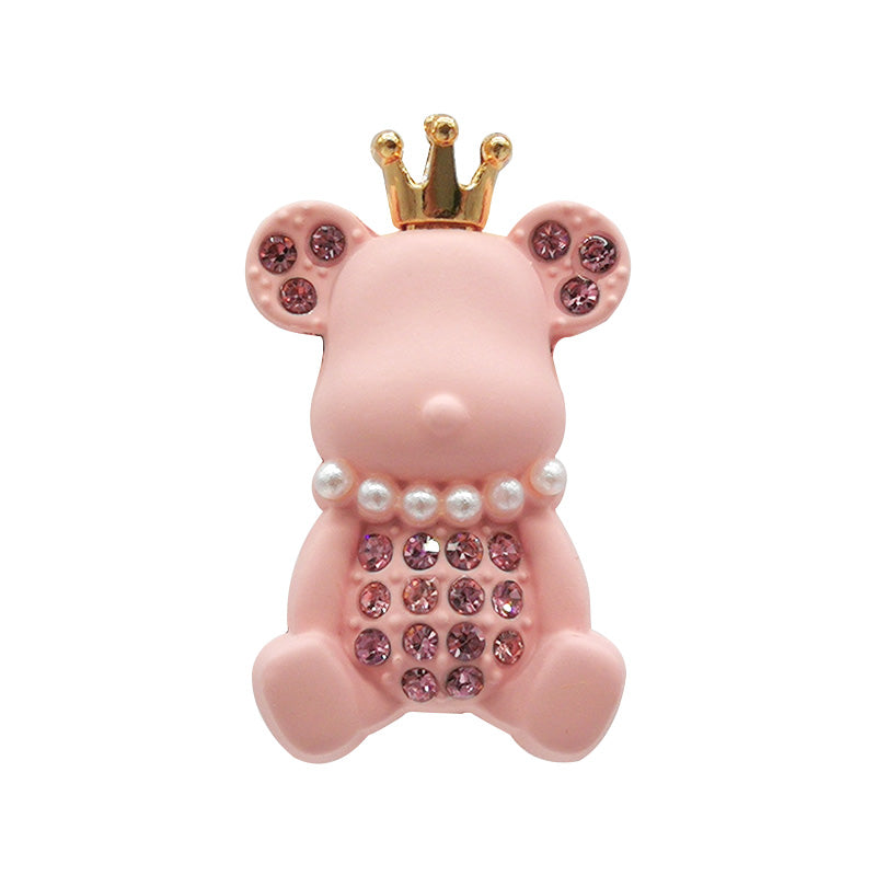 Bear Pink Stras