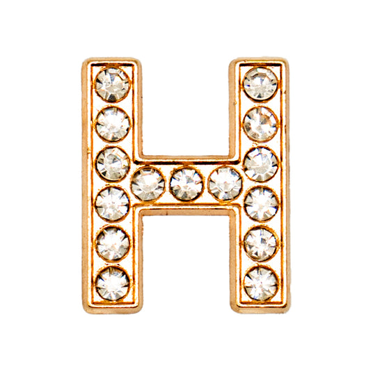 H letter Gold