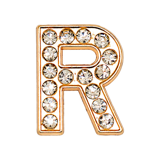 R letter Gold