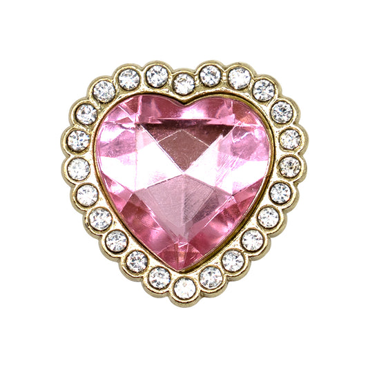 Diamond Heart Pink