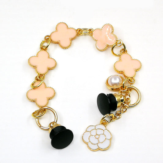 Flower Bracelet Metallic