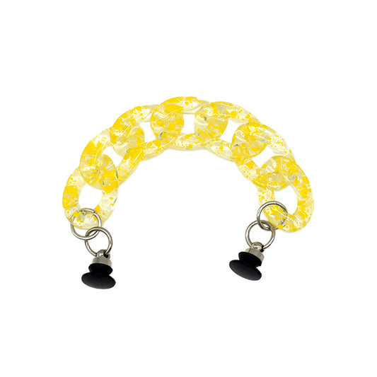 Acrylic Chain Yellow