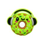 Donut Green Headphones Food